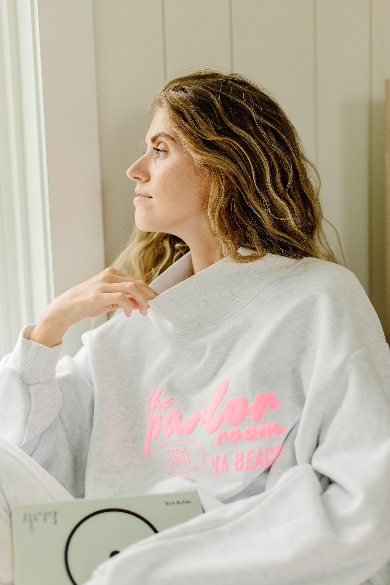 Parlor Core Marshmallow Mock Neck