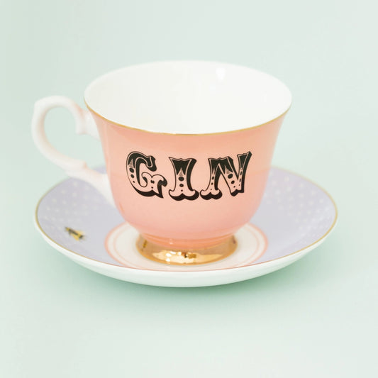 Gin Teacup & Saucer