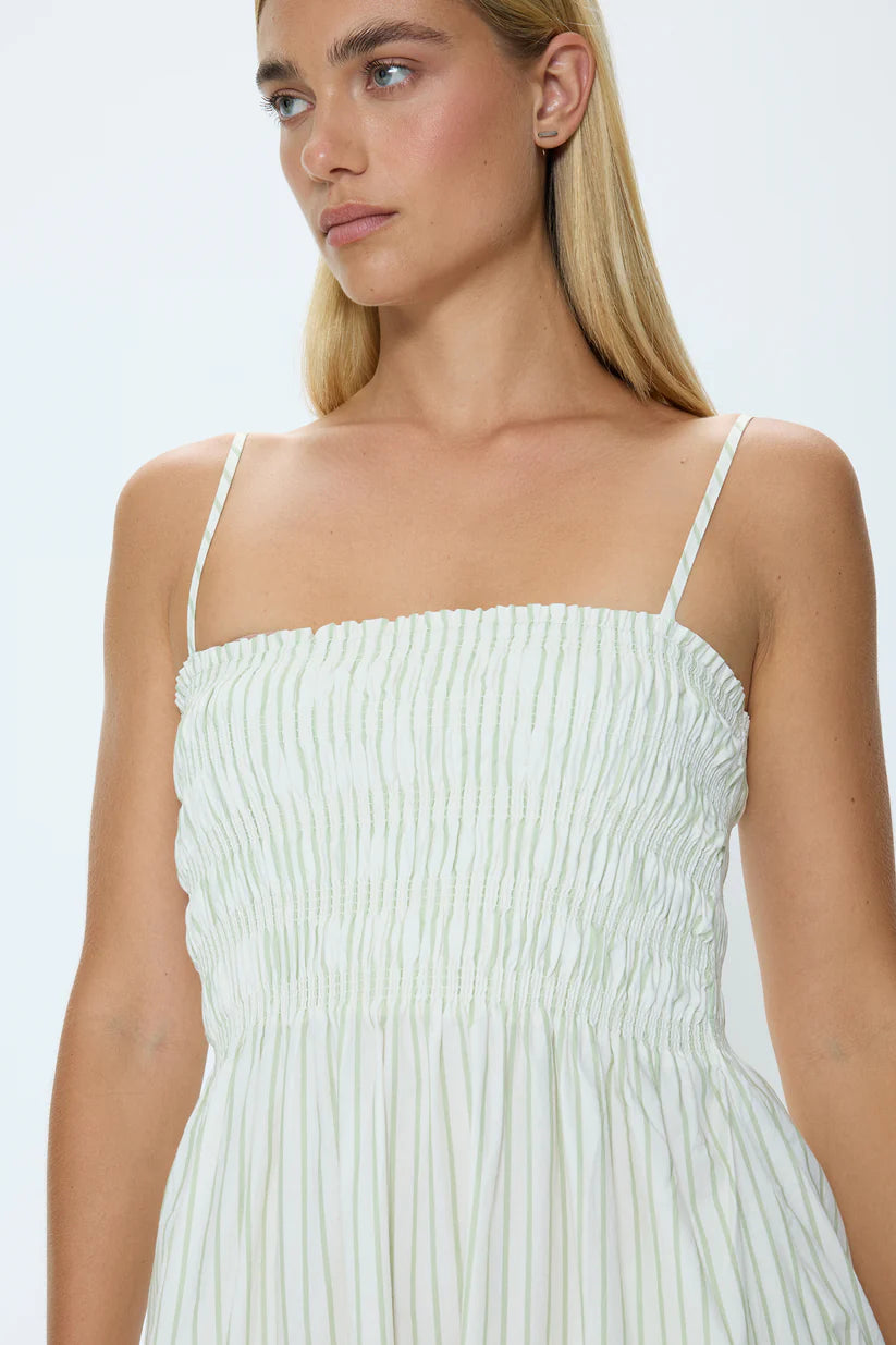 FINAL SALE - Bianca Shirred Bodice Dress