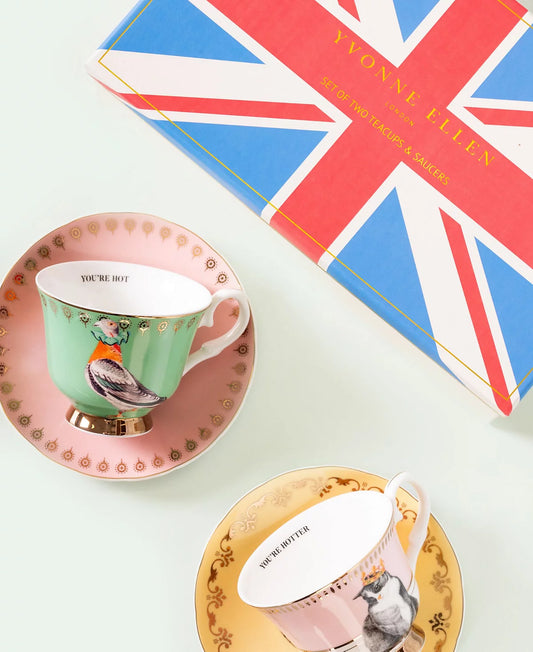 Best of British Teacup and Saucers