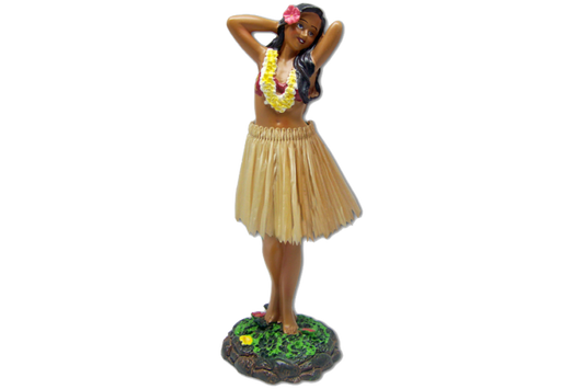 Leilani Hula Girl Posing Dashboard Doll