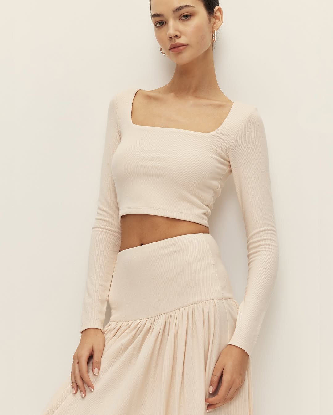 Cleo Cropped Knit Top