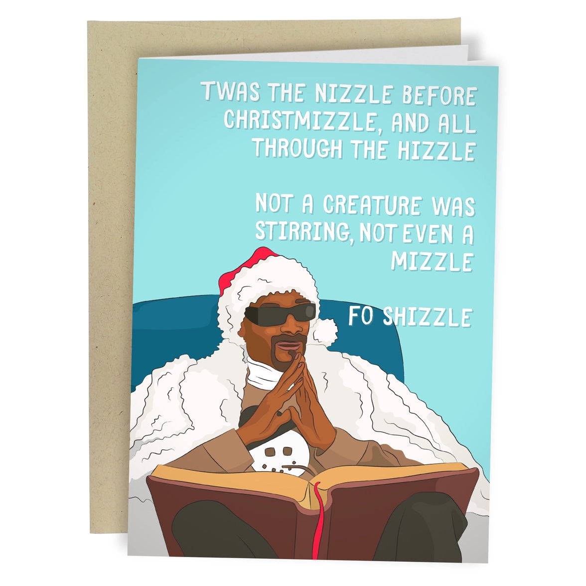 Snoop Christmas Rap Greeting Card