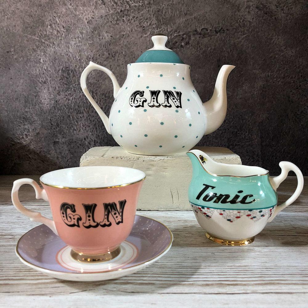 Gin Teacup & Saucer