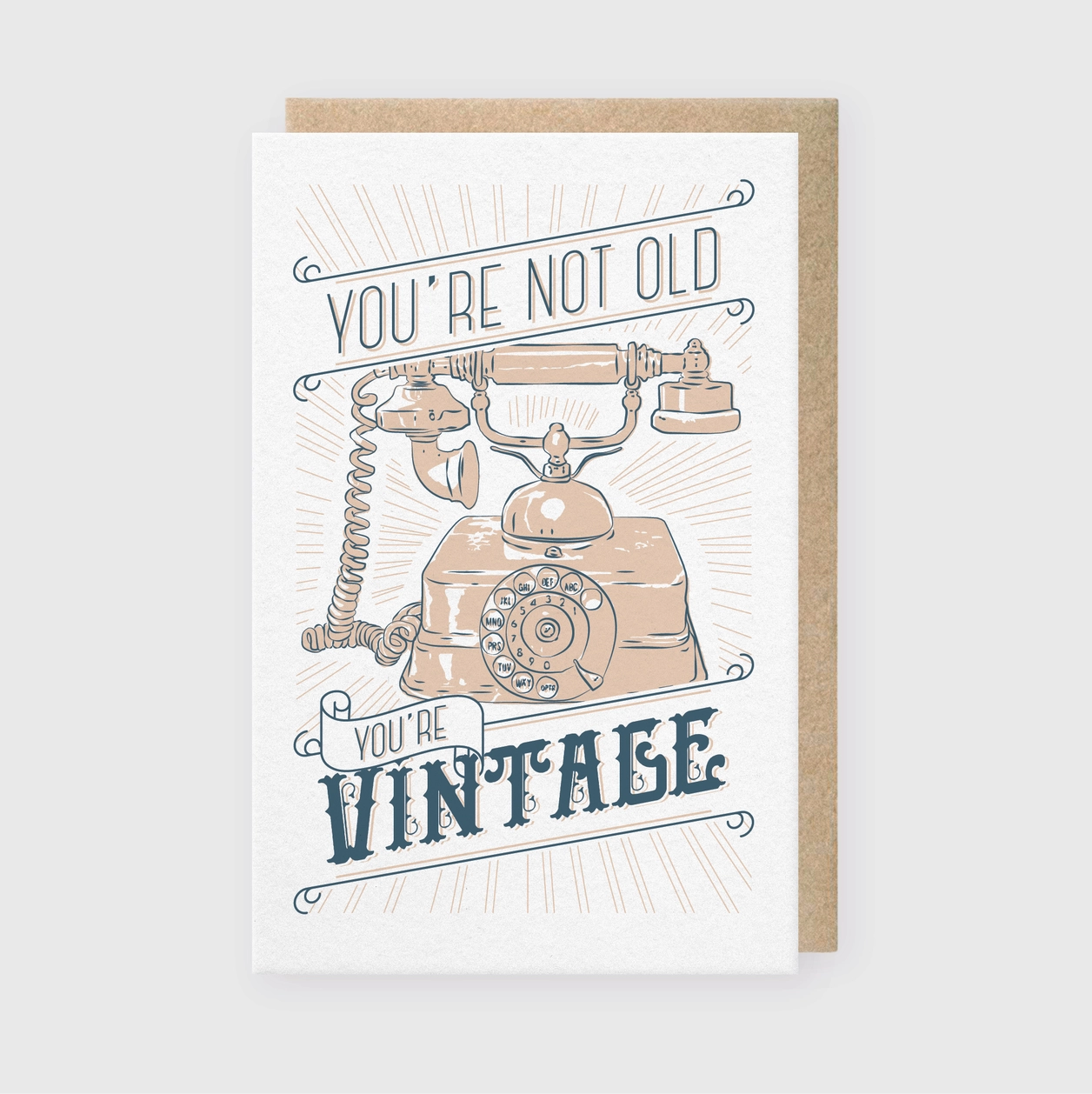 Not Old, Vintage Card