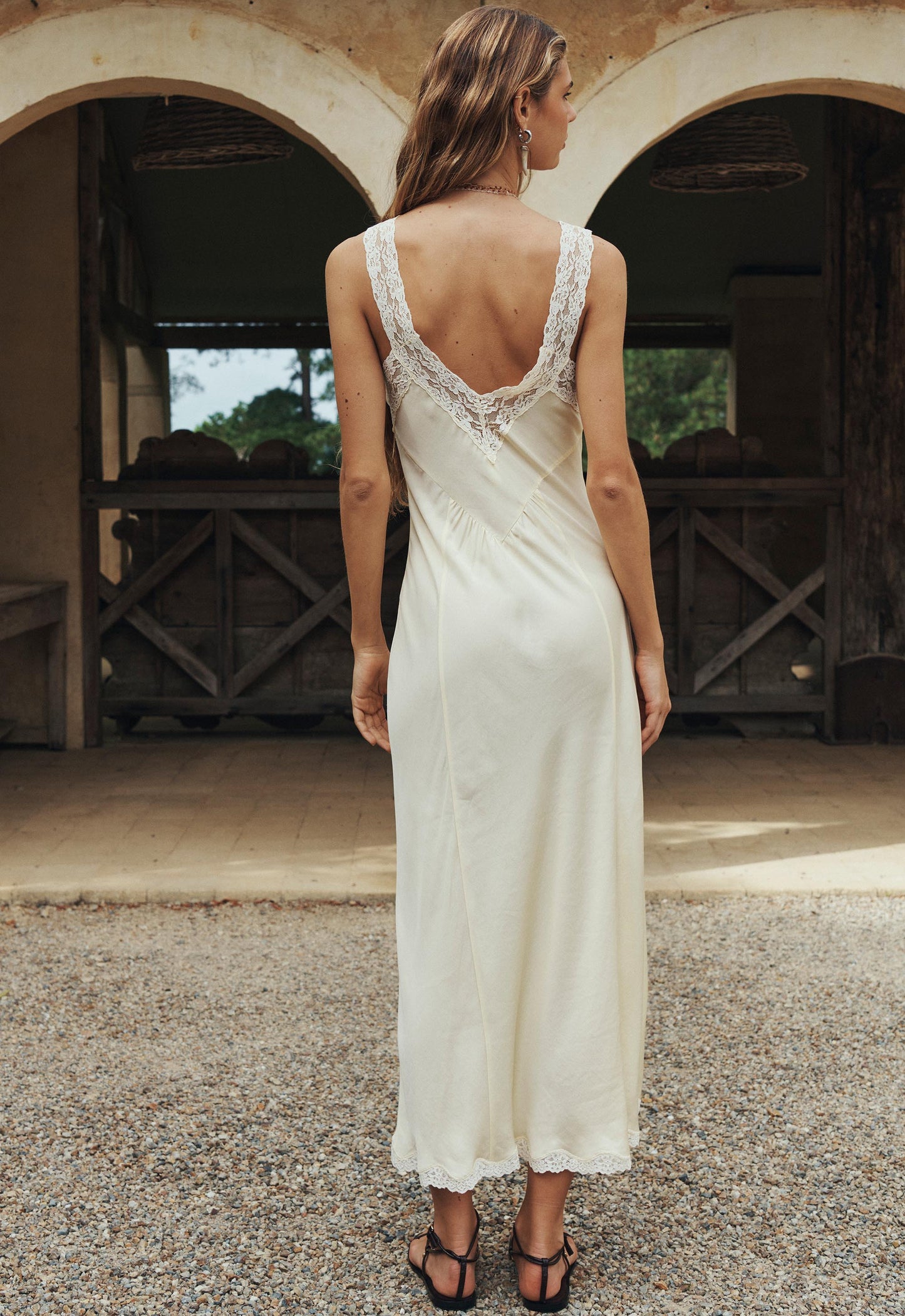 Vina Lace Slip Dress
