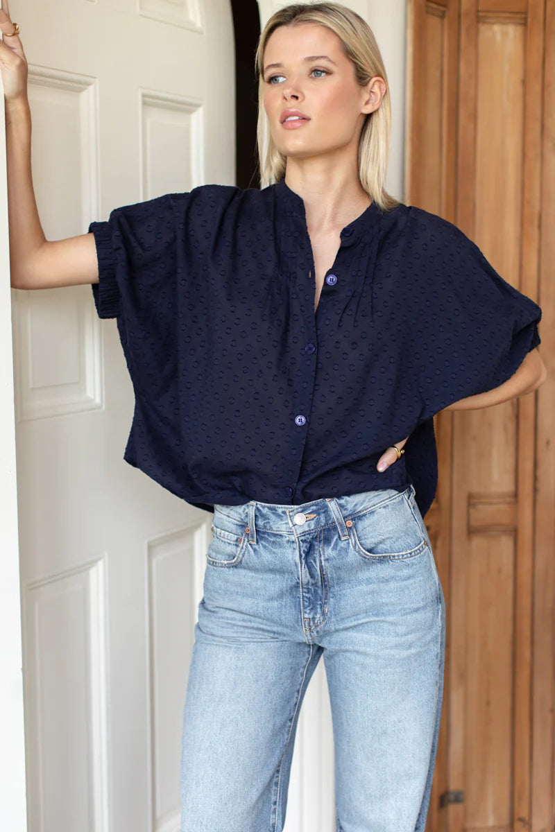 Mandarin Collar Top
