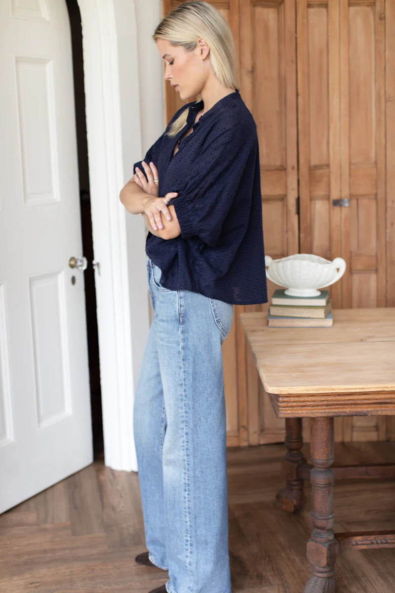 Mandarin Collar Top