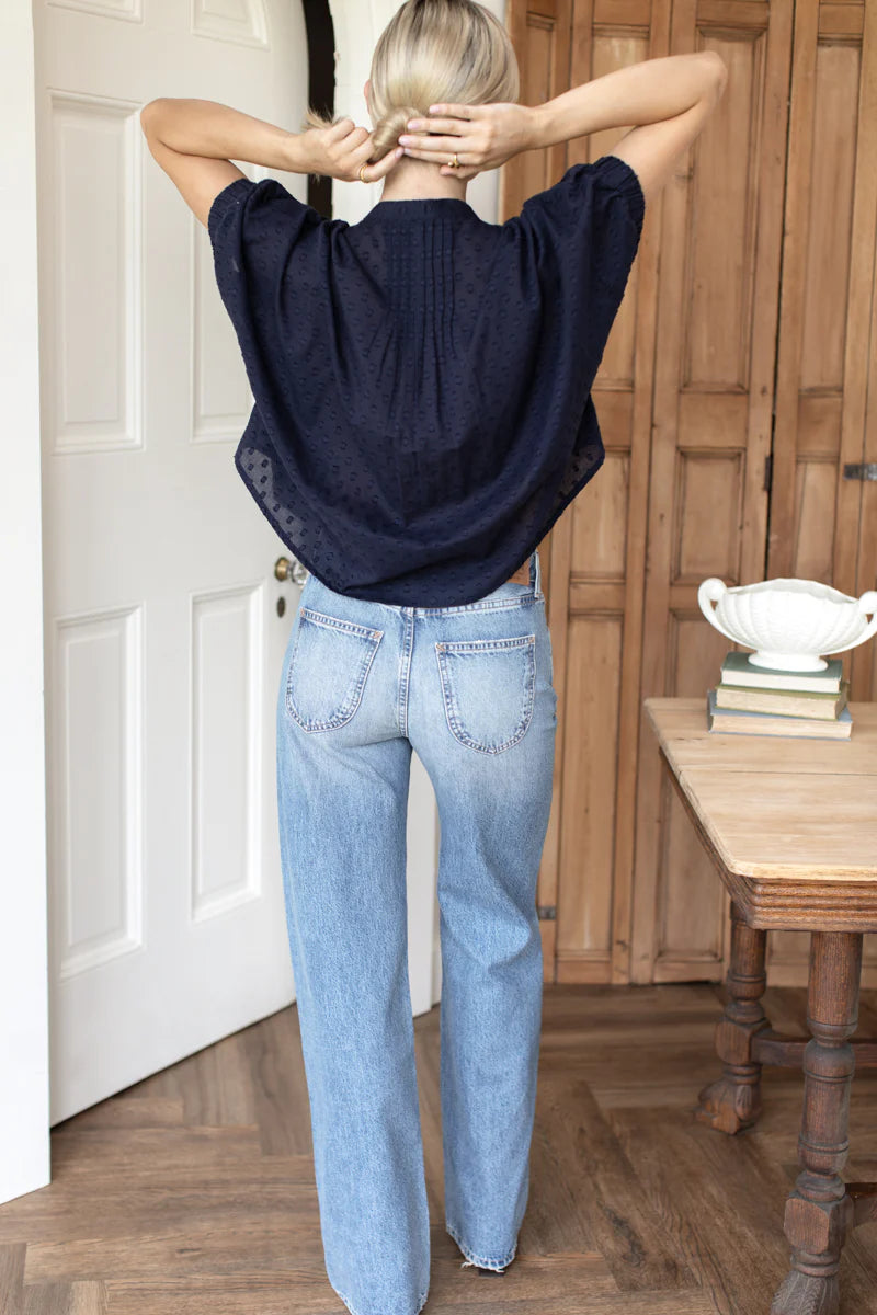 Mandarin Collar Top