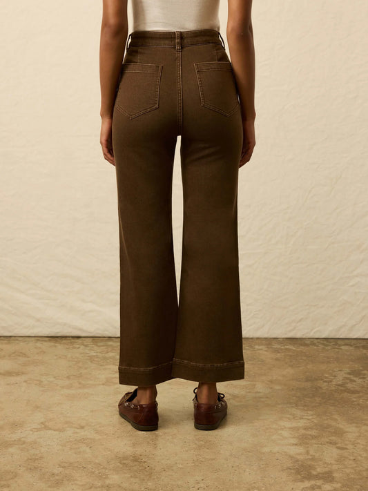 Stretch Terry Patch Pocket Pan