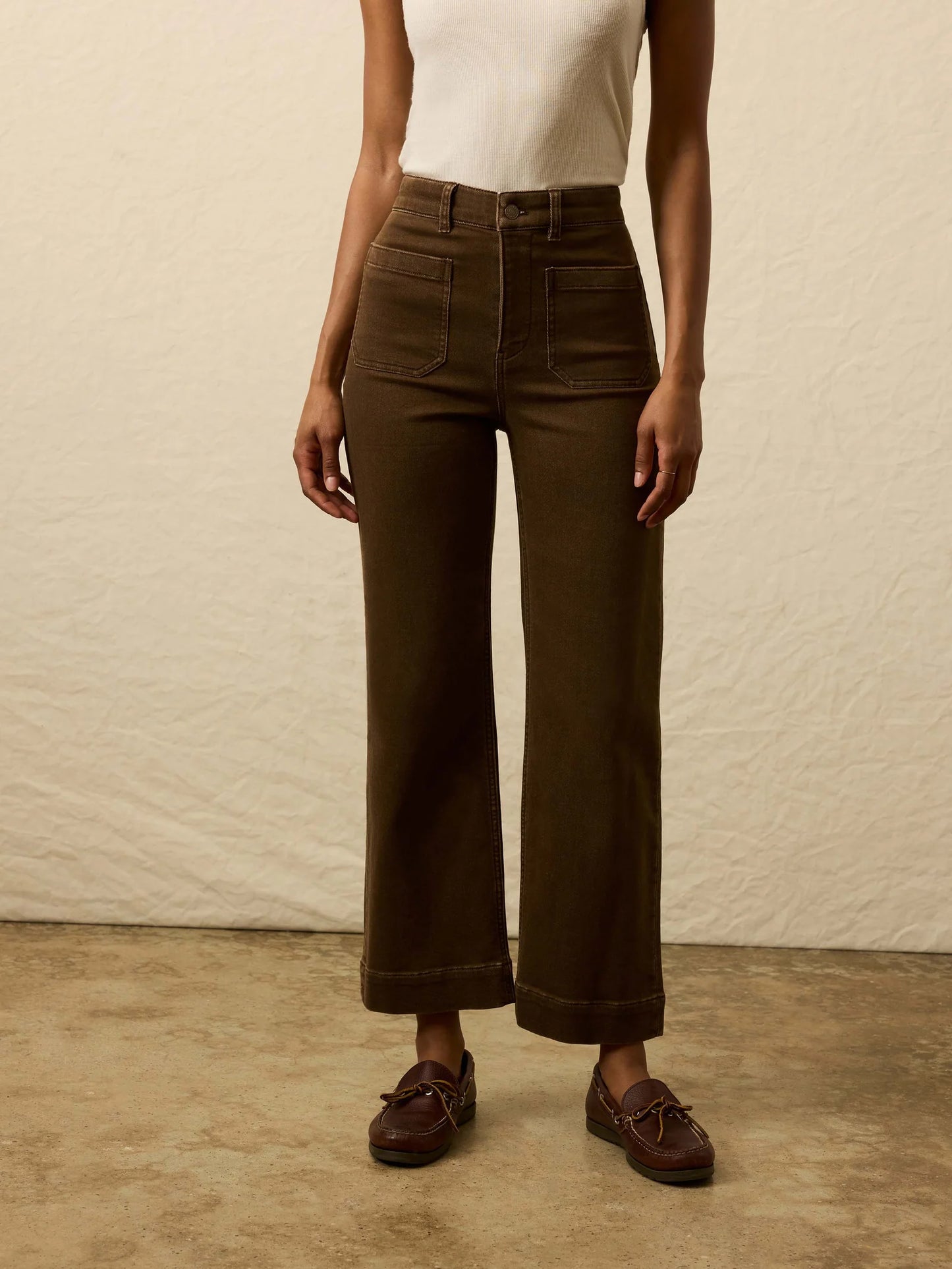 Stretch Terry Patch Pocket Pan