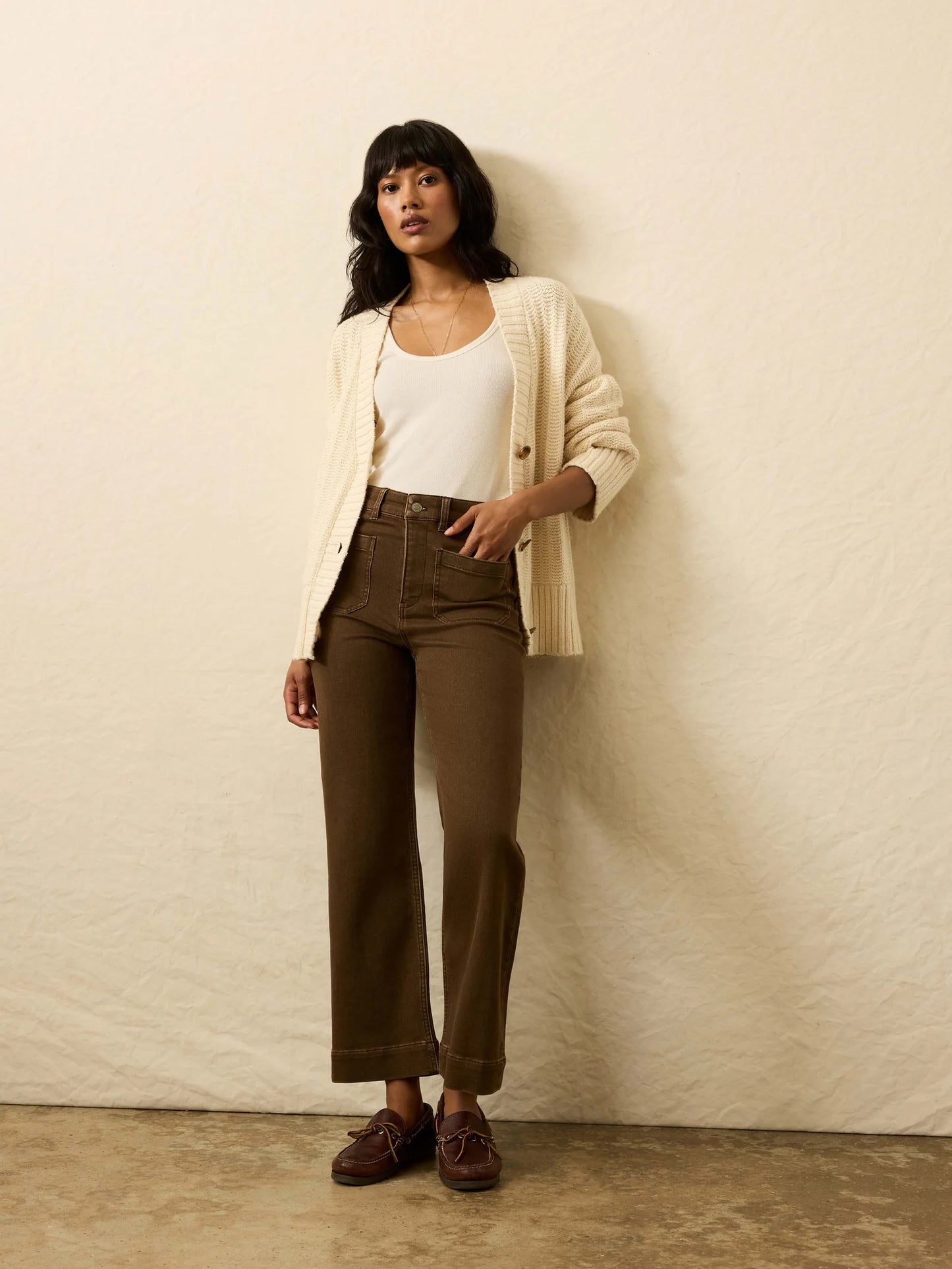 Stretch Terry Patch Pocket Pan