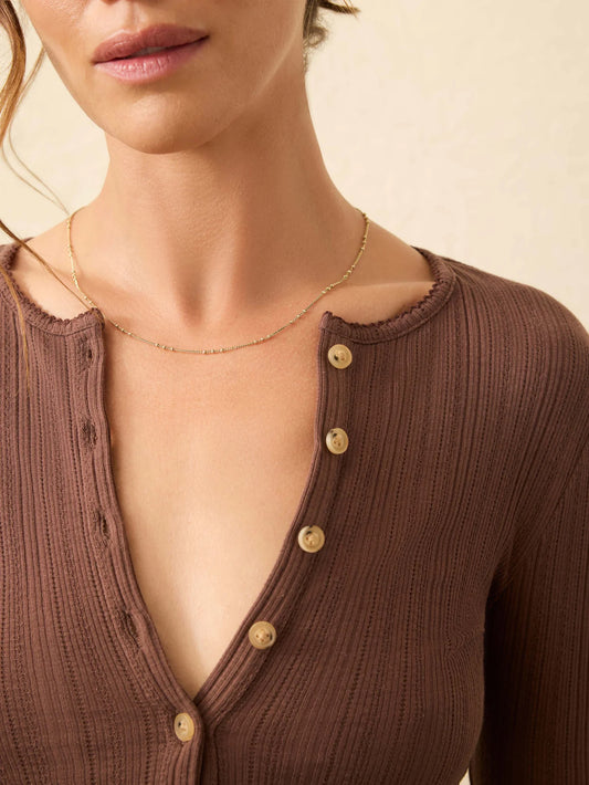Paradise Pointelle Henley