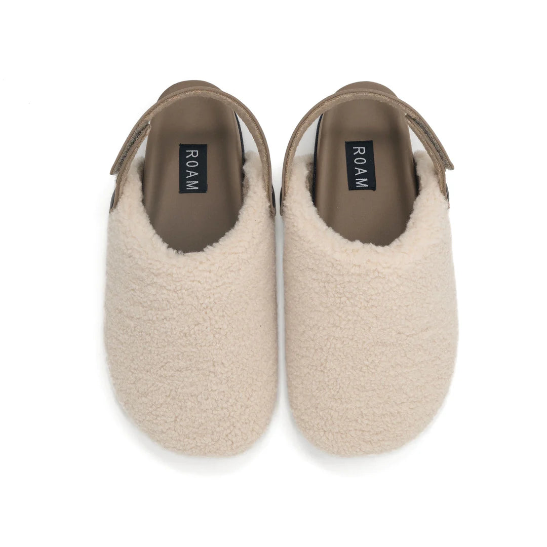 Fuzzy Strap Clog