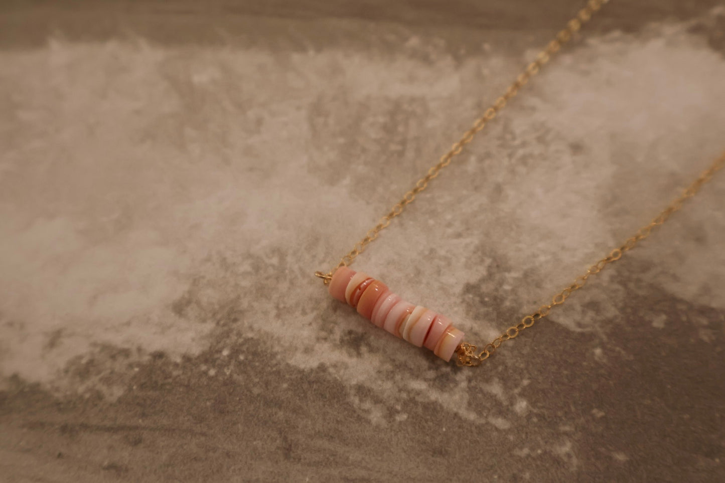 Polished Conch Shell Necklace