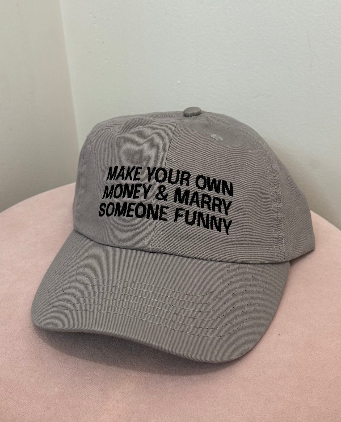 Money & Funny Embroidered Dad Cap