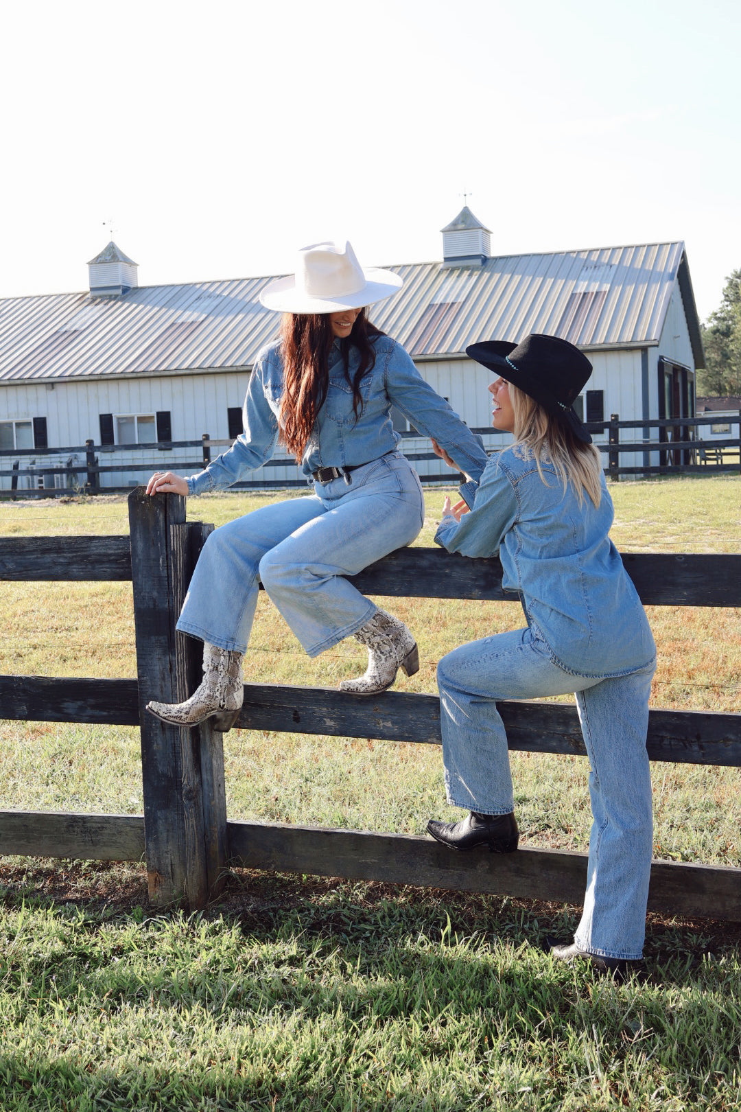 Stonewashed Denim Classic Western Shirt