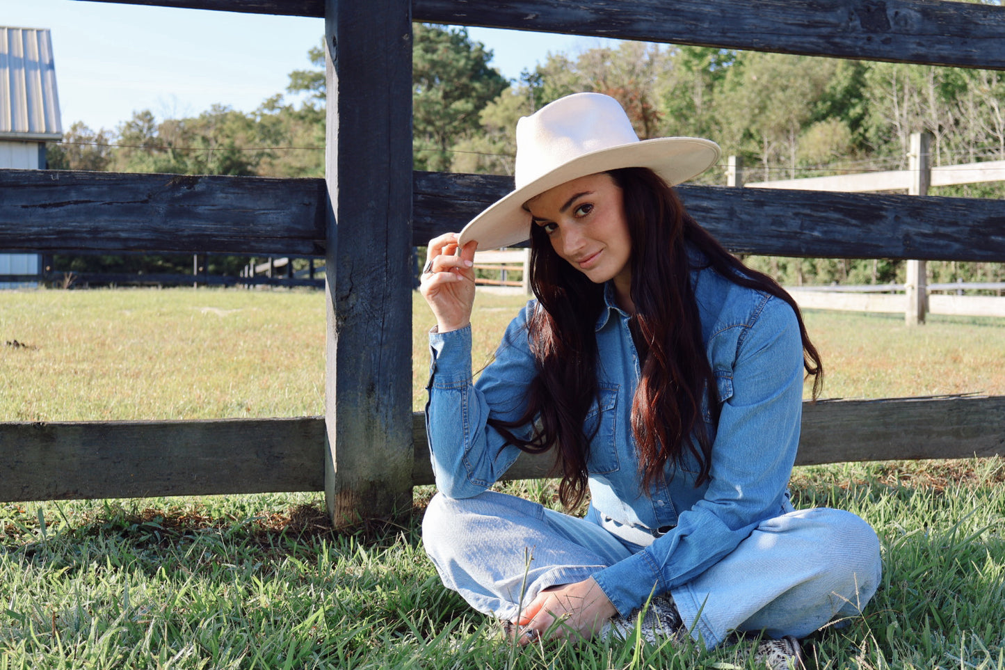 Stonewashed Denim Classic Western Shirt