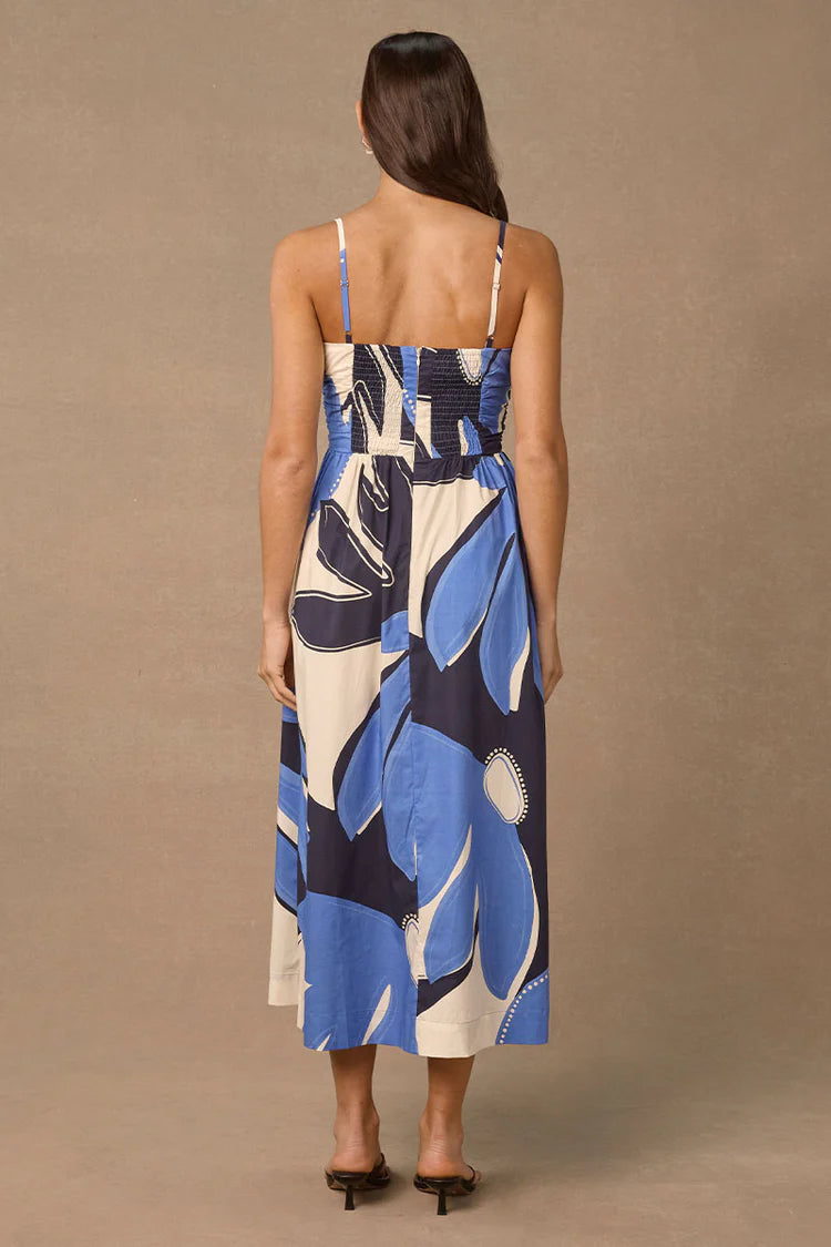 Twilight Palms Midi Dress