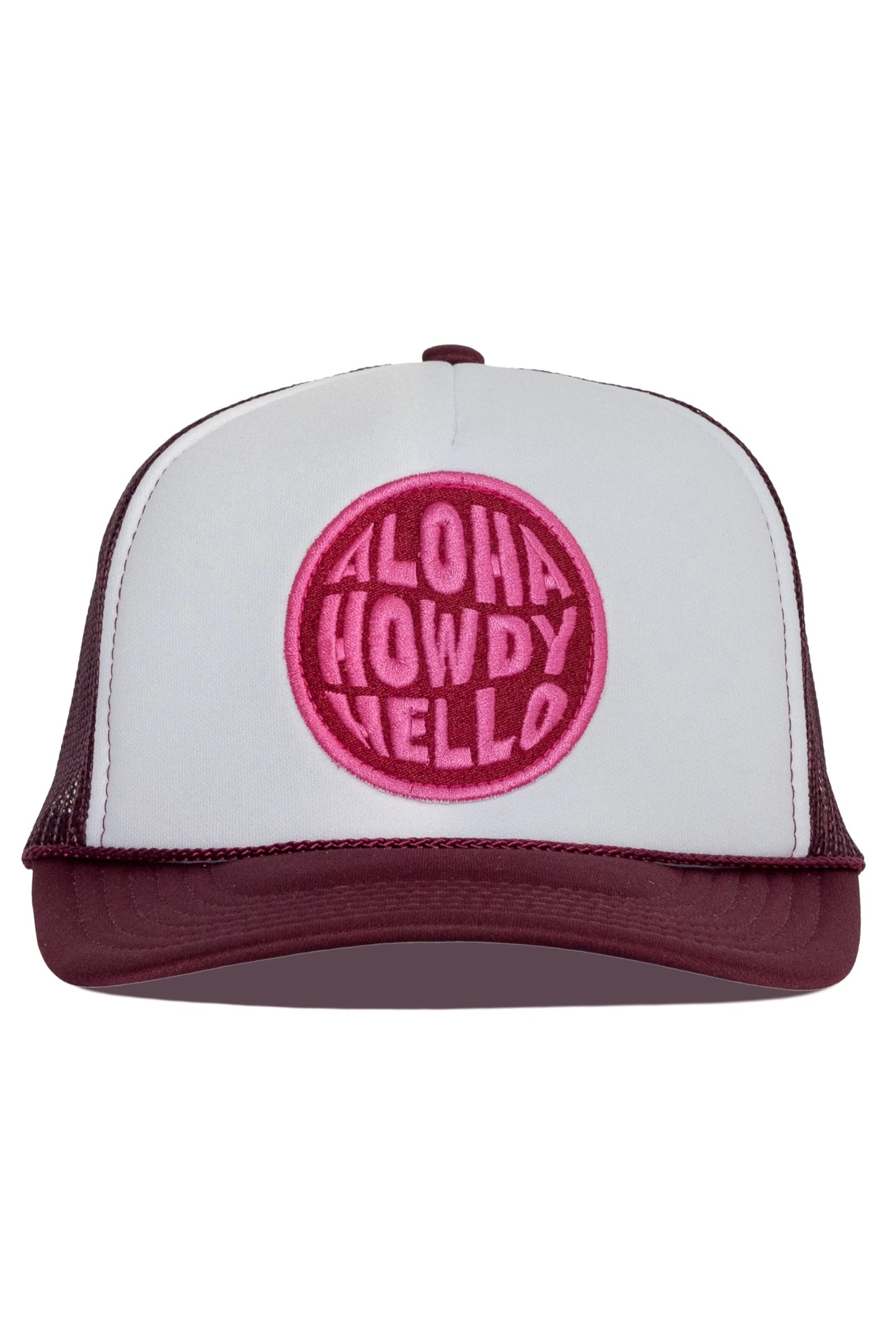 Aloha Howdy Hello Trucker Hat