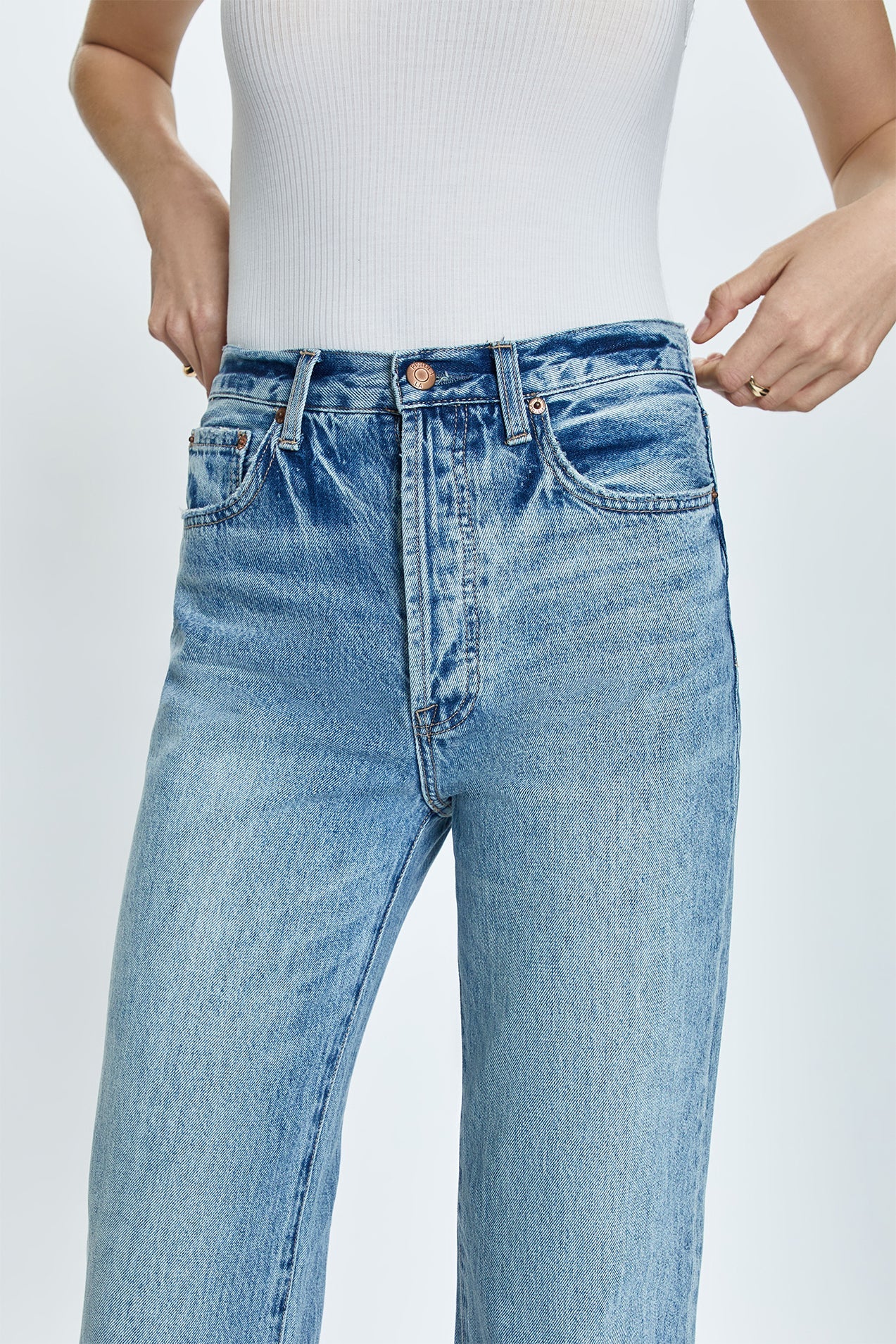 Cassie Super High Rise Straight Jean