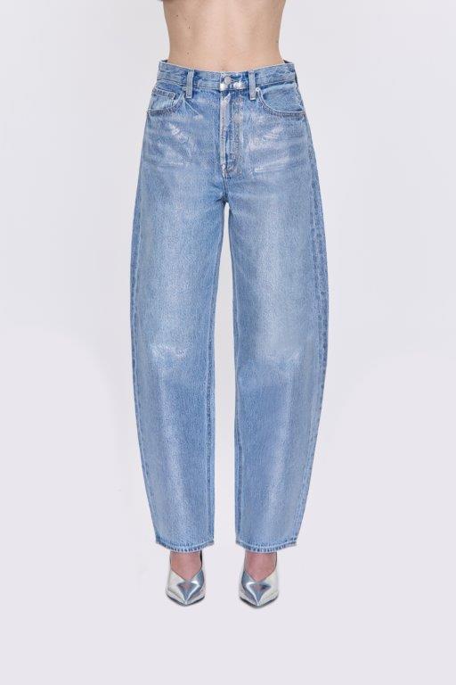 Wes High Rise Barrel Jean
