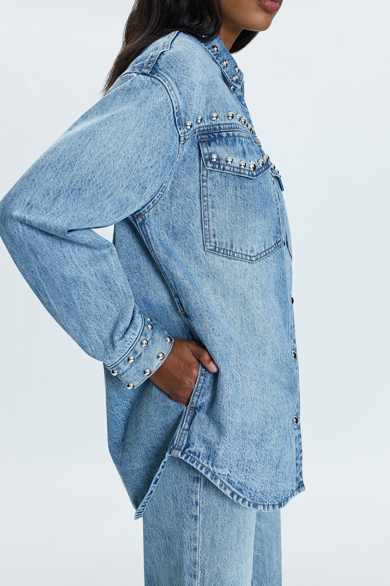 Mandy Denim Shacket