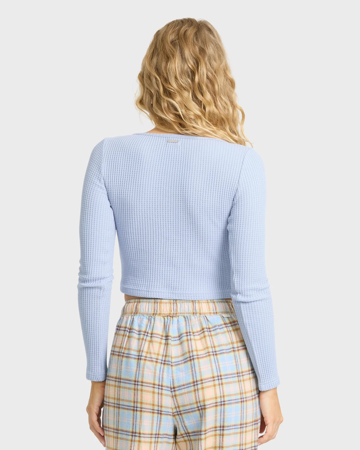 Paxton Long Sleeve Waffle Knit Top