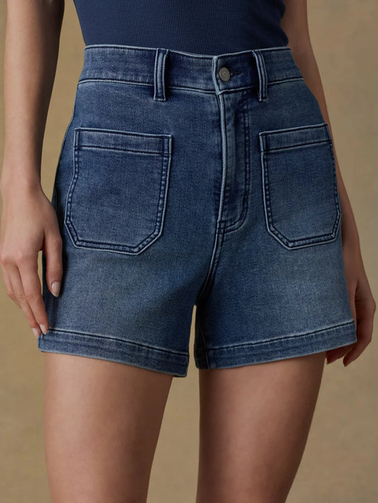 Stretch Terry Patch Pocket Short