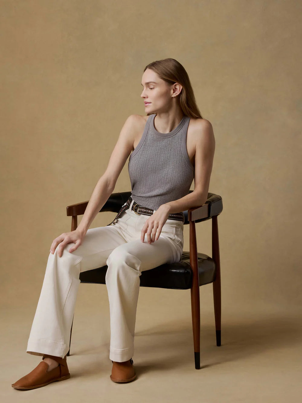 Paradise Pointelle Tank