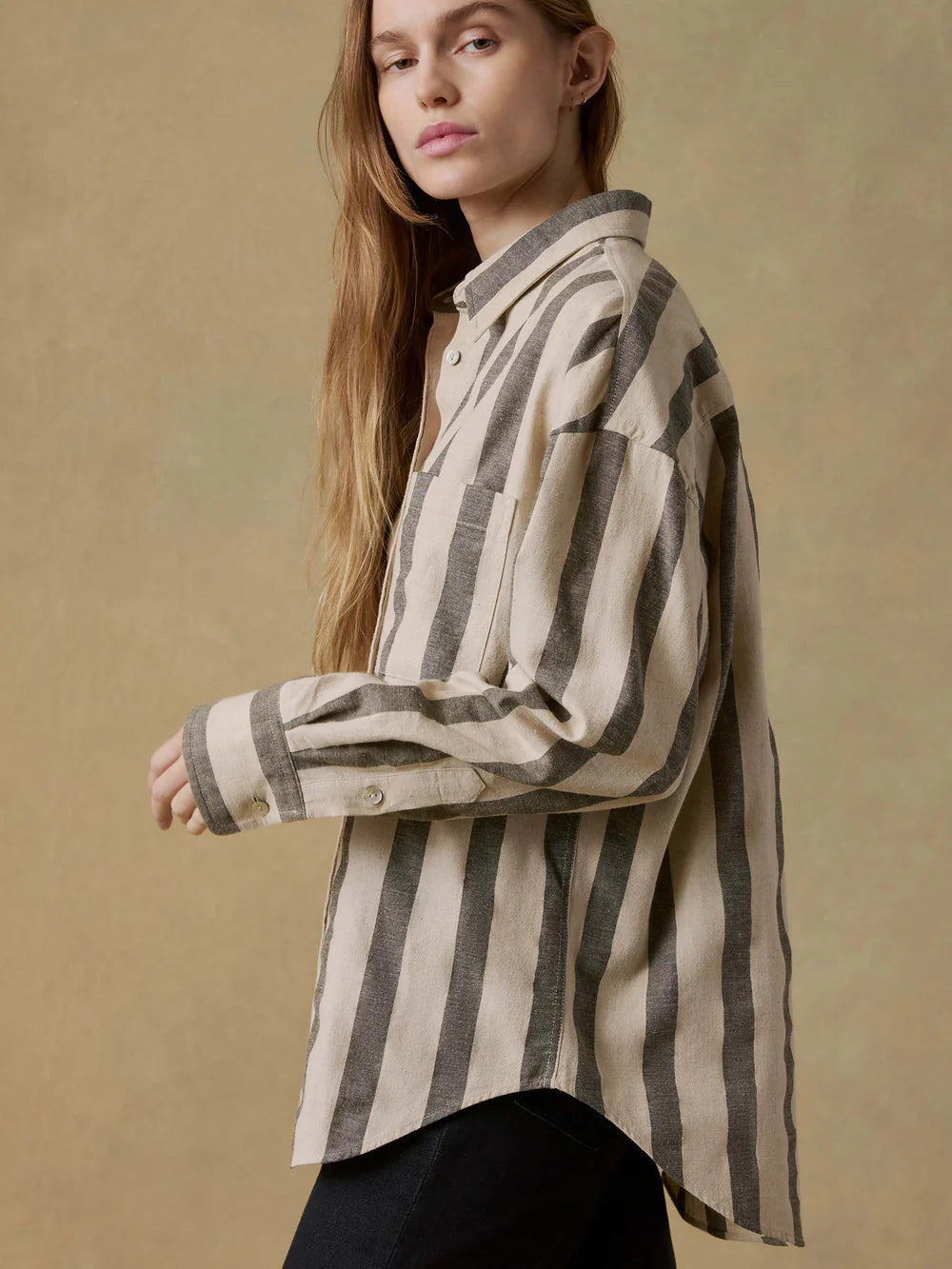 FINAL SALE - Cotton Linen Relaxed Shirt