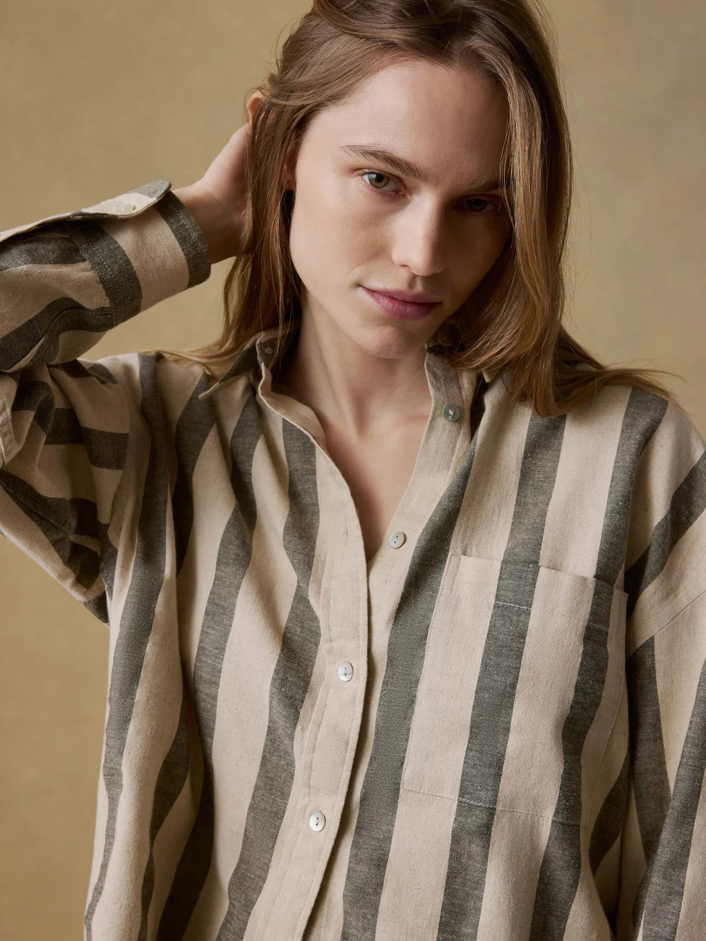 FINAL SALE - Cotton Linen Relaxed Shirt