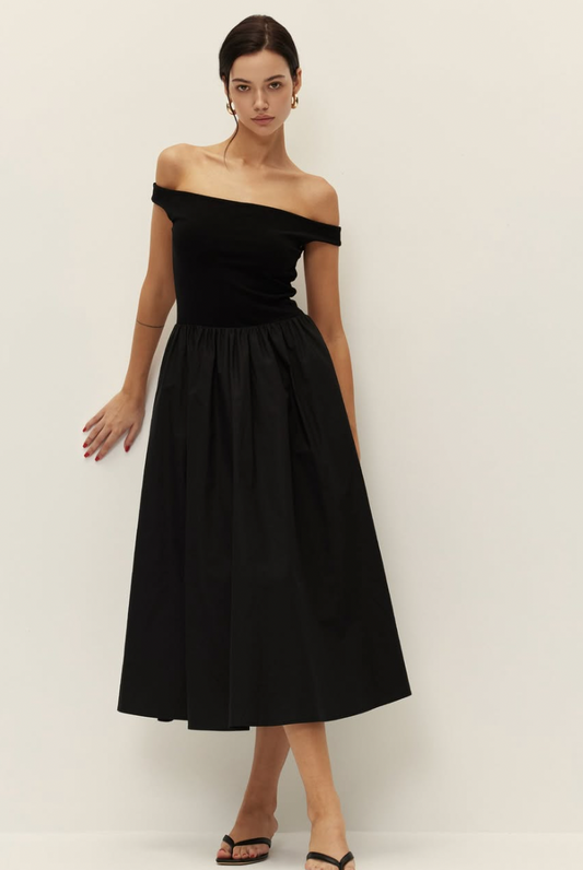 FINAL SALE - Vera Off Shoulder Dress