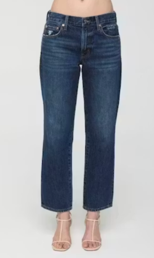 Issa Mid Rise Relaxed Straight Jean