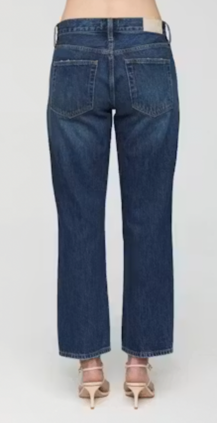 Issa Mid Rise Relaxed Straight Jean