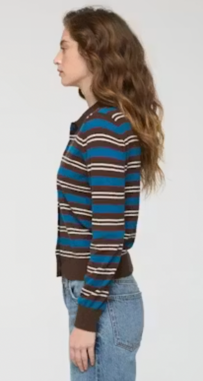 Lyvia Long Sleeve Merino Polo Cardigan