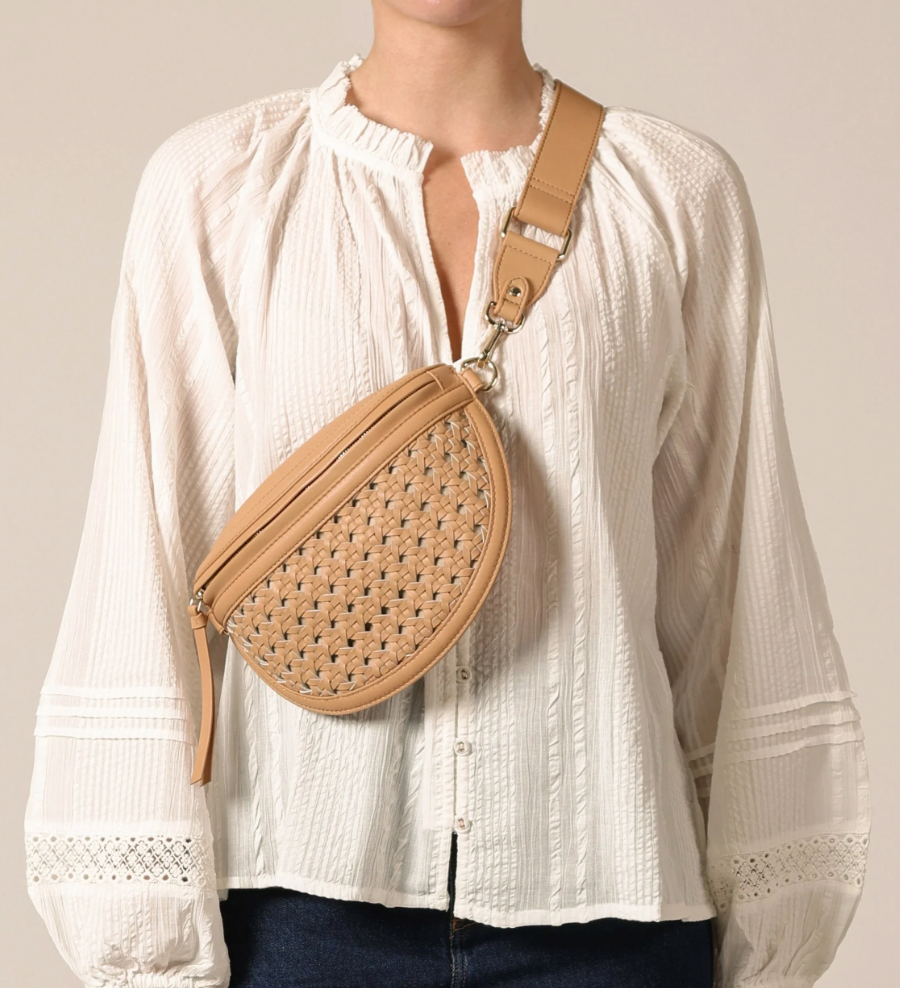 Doris Weave Crossbody Bag