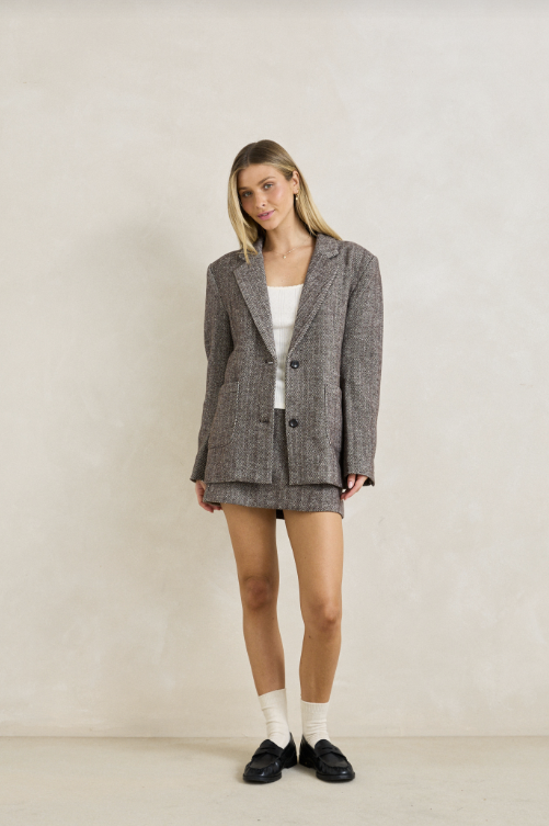 Herringbone Blazer