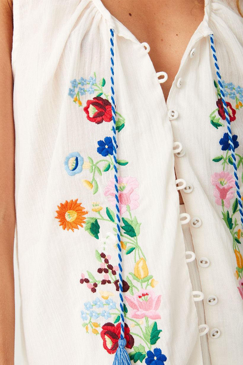 FINAL SALE- Florapaloosa Embroidered Cami