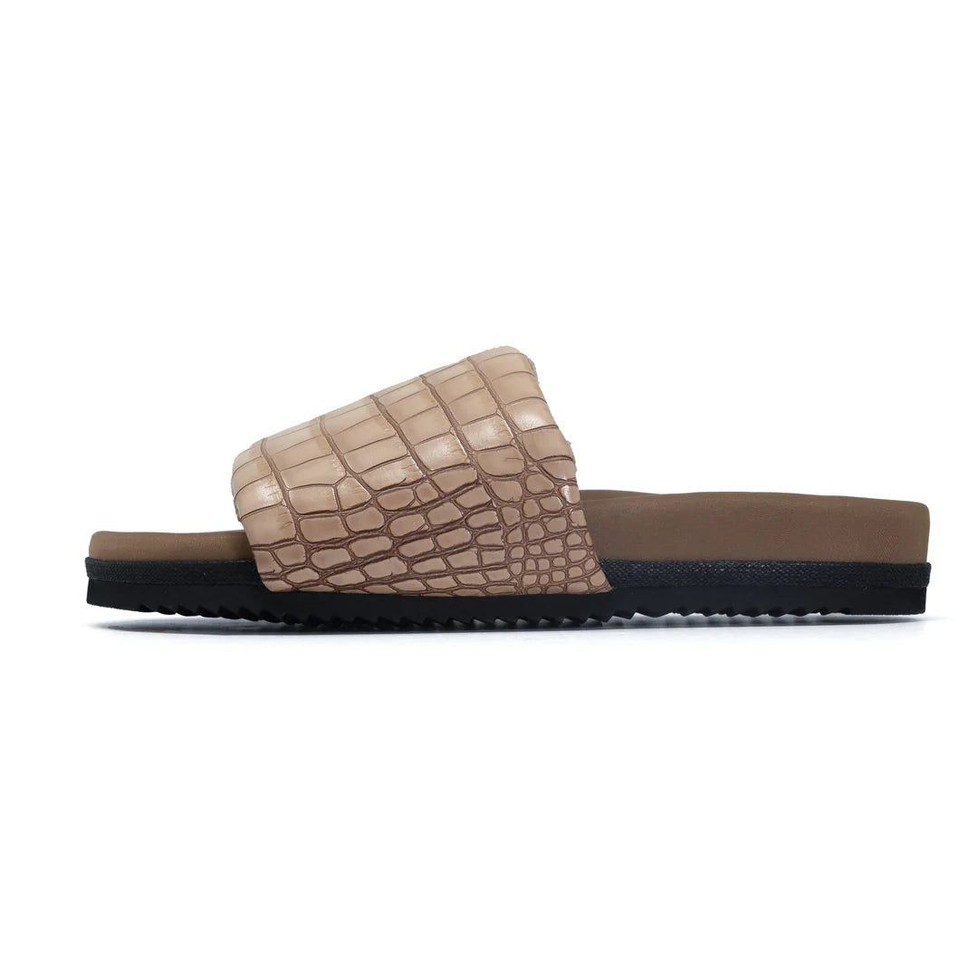 Stripe Crocy Slide