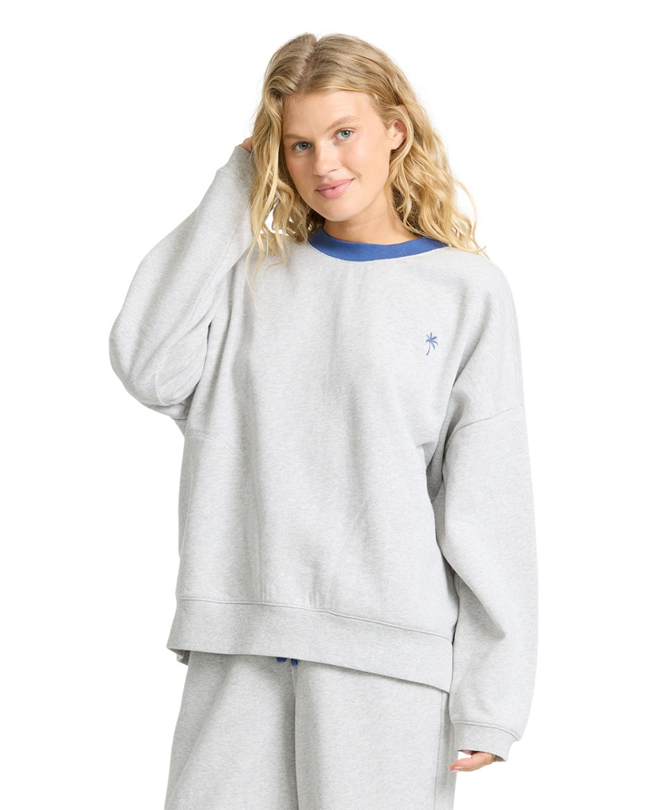 Sunset Palm Crew Fleece
