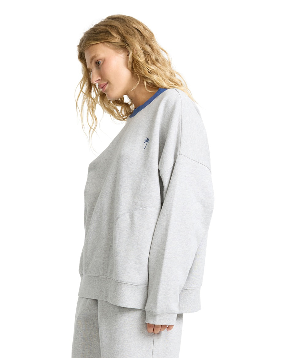 Sunset Palm Crew Fleece