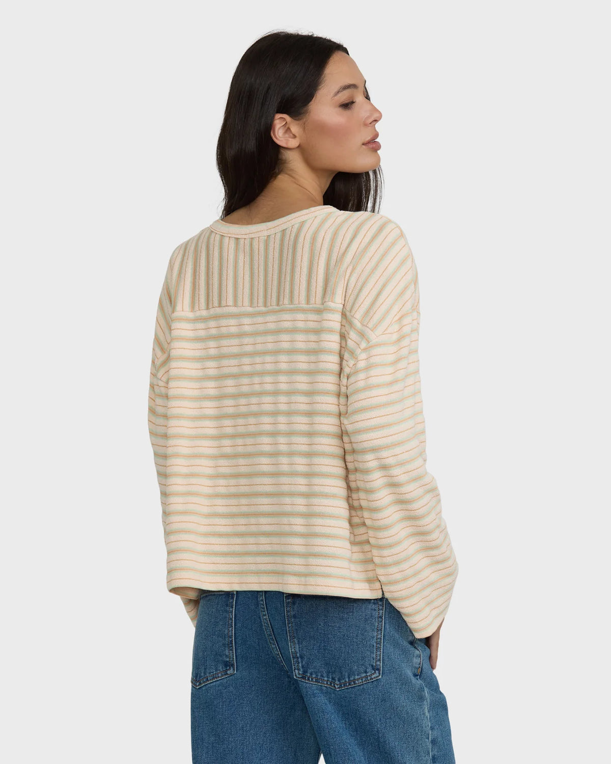 Surf Girl Throw On Long Sleeve Top