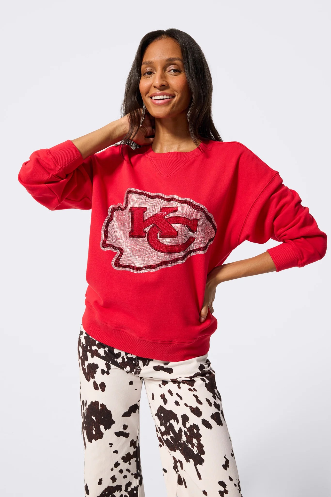 Kansas City Chiefs Gems Crew Sweatshirt