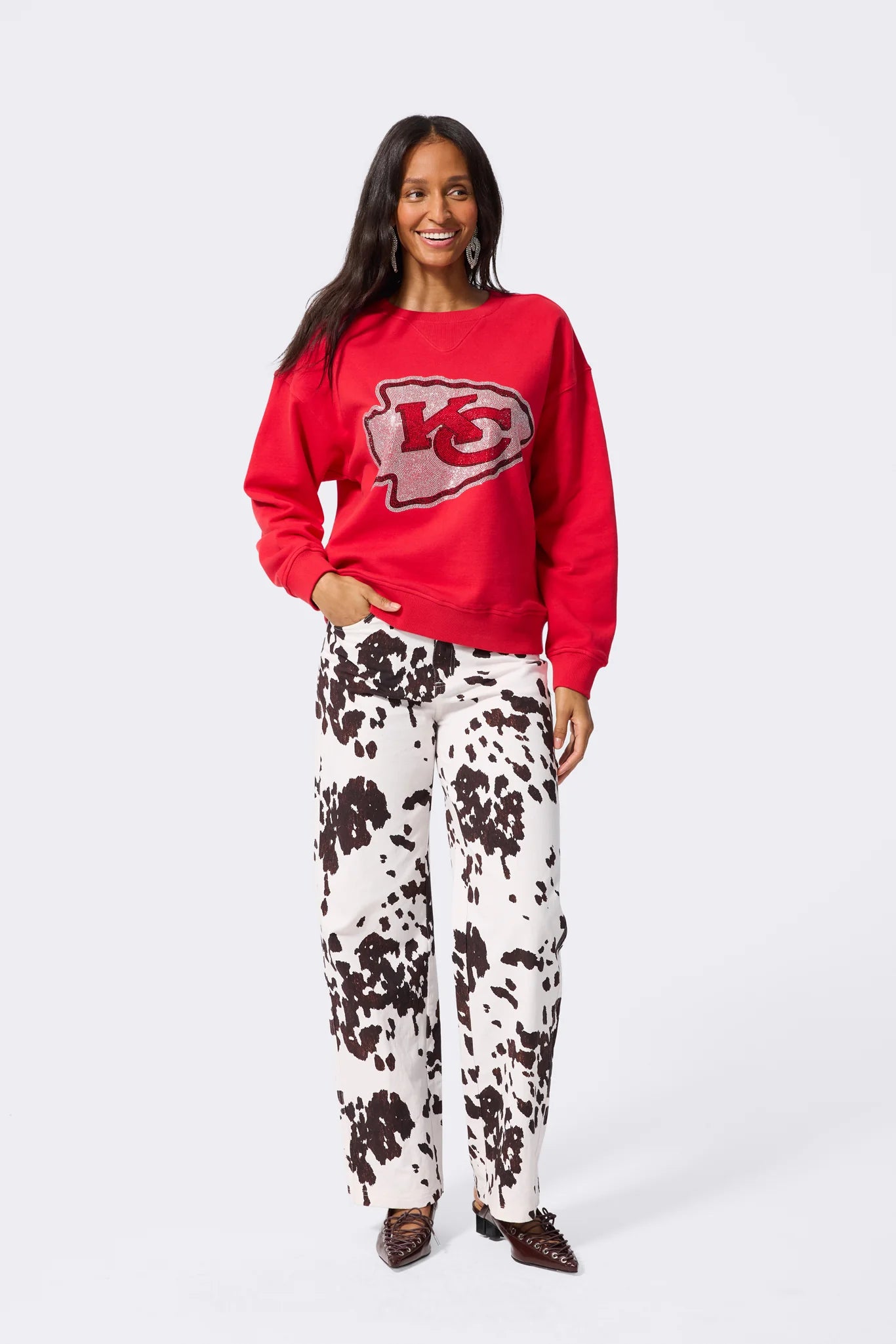Kansas City Chiefs Gems Crew Sweatshirt