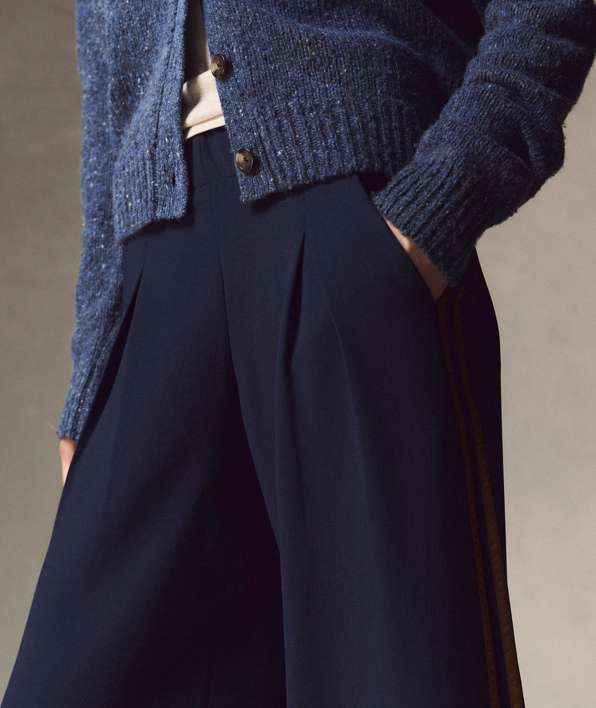 Allison Pleated Wide Leg Trouser