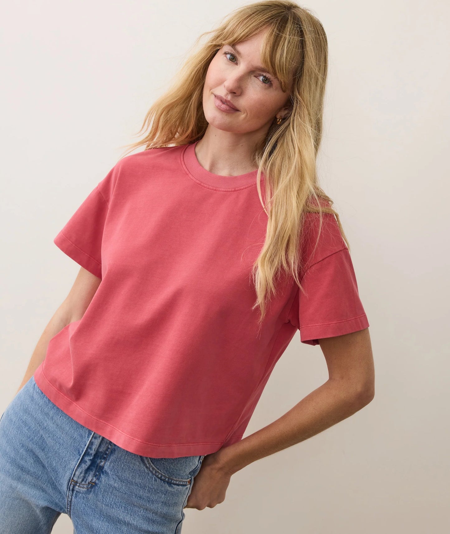 Luxe Jersey Crew Tee