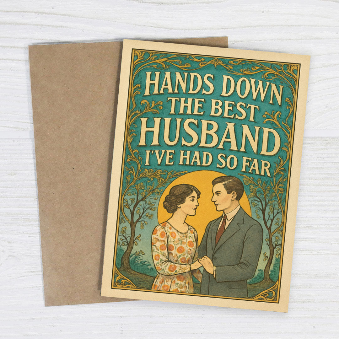 Best Husband So Far – Anniversary Card
