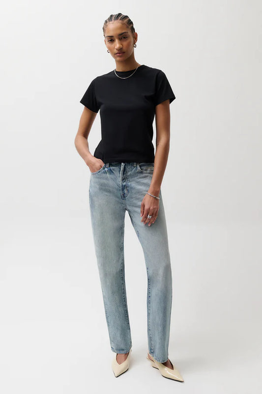 Cassie Super High Rise Straight Jean