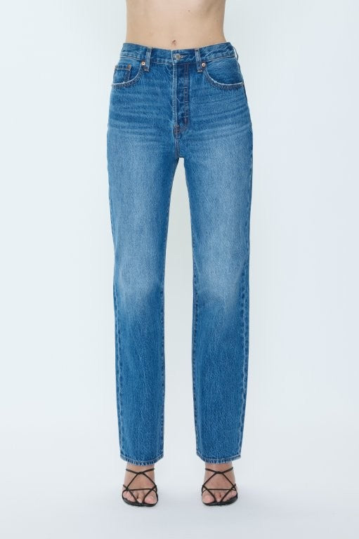 Cassie Super High Rise Straight Jean